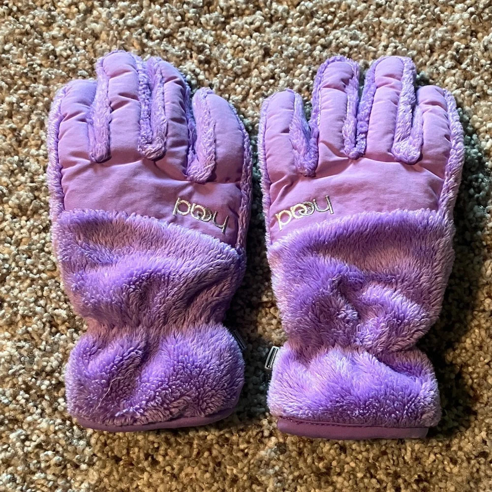 Head Purple Kids Gloves